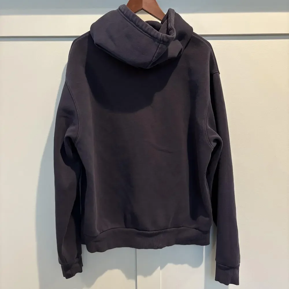 Adidas Hoodie Men Large Navy Maite Lets Go Pullover Skateboarding Trefoil HM9361